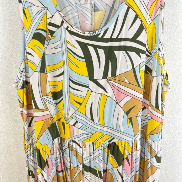 2/$25 Lane Bryant Swing Abstract Art Soft Stretch Business Casual Tank Top 22/24 - Picture 7 of 10